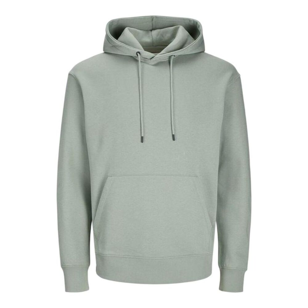 Jack And Jones Mens Basic Hoodie / Iceberg Green